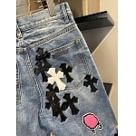 Chrome Hearts Jeans For Men # 298989, cheap Chrome Hearts Jeans