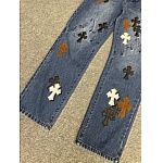 Chrome Hearts Jeans For Men # 298993, cheap Chrome Hearts Jeans