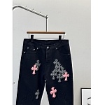 Chrome Hearts Jeans For Men # 298994, cheap Chrome Hearts Jeans