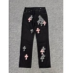 Chrome Hearts Jeans For Men # 298995, cheap Chrome Hearts Jeans