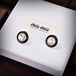 Miumiu Earrings For Women # 299301, cheap Miumiu Earrings