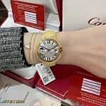 Cartier Ballon Bleu de Cartier with a diamond studded leopard motif dial Watch For Women # 299553, cheap Cartier Watches