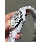 Chanel 33mm J12 watch in white highly resistant ceramic with a steel case Watch # 299598, cheap Chanel Watch