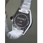 Chanel 33mm J12 watch in white highly resistant ceramic with a steel case Watch # 299598, cheap Chanel Watch