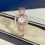 Chopard Happy Diamonds Icons quartz mother of pearl dial rose gold ladies watch For Women # 299601