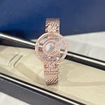 Chopard Happy Diamonds Icons quartz mother of pearl dial rose gold ladies watch For Women # 299602, cheap Chopard Watch