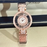 Chopard Happy Diamonds Icons quartz mother of pearl dial rose gold ladies watch For Women # 299605