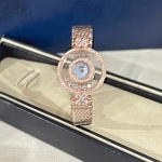 Chopard Happy Diamonds Icons quartz mother of pearl dial rose gold ladies watch For Women # 299609