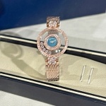 Chopard Happy Diamonds Icons quartz mother of pearl dial rose gold ladies watch For Women # 299614, cheap Chopard Watch