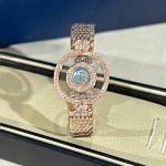 Chopard Happy Diamonds Icons quartz mother of pearl dial rose gold ladies watch For Women # 299615, cheap Chopard Watch