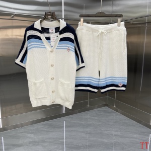 $85.00,Casablanca Knitted Shirt Short Set For Men # 300671