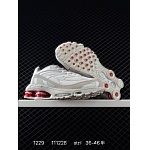 Supreme x Nike Shox Ride 2 SP White Red Sneaker Unisex # 299992