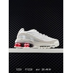 Supreme x Nike Shox Ride 2 SP White Red Sneaker Unisex # 299992, cheap Nike Shox