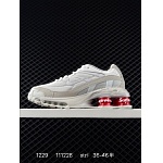 Supreme x Nike Shox Ride 2 SP White Red Sneaker Unisex # 299992, cheap Nike Shox