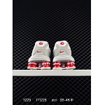 Supreme x Nike Shox Ride 2 SP White Red Sneaker Unisex # 299992, cheap Nike Shox