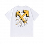 Off White Short Sleeve T Shirts For Men # 300436, cheap Off White T Shirts