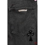 Chrome Hearts Jeans For Men # 300674, cheap Chrome Hearts Jeans