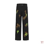 Chrome Hearts Jeans For Men # 300676, cheap Chrome Hearts Jeans