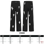 Chrome Hearts Jeans For Men # 300677, cheap Chrome Hearts Jeans