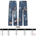 Chrome Hearts Jeans For Men # 300678, cheap Chrome Hearts Jeans
