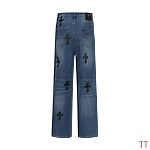 Chrome Hearts Jeans For Men # 300679, cheap Chrome Hearts Jeans