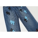 Chrome Hearts Jeans For Men # 300679, cheap Chrome Hearts Jeans