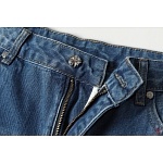 Chrome Hearts Jeans For Men # 300679, cheap Chrome Hearts Jeans