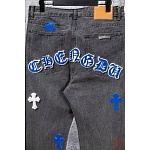 Chrome Hearts Jeans For Men # 300681, cheap Chrome Hearts Jeans