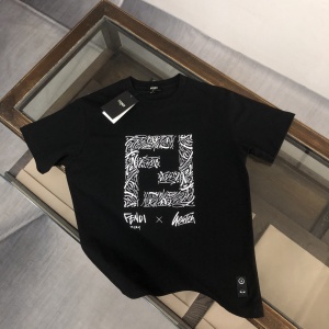 $28.00,Fendi Pure Cotton Short Sleeve T Shirts # 301403