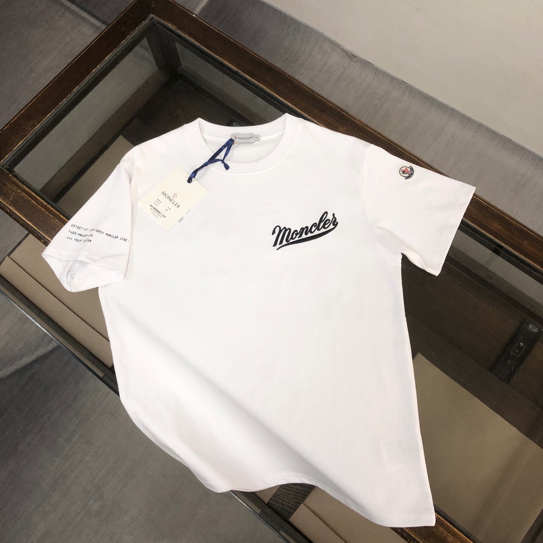 Moncler Pure Cotton Short Sleeve T Shirts # 301410