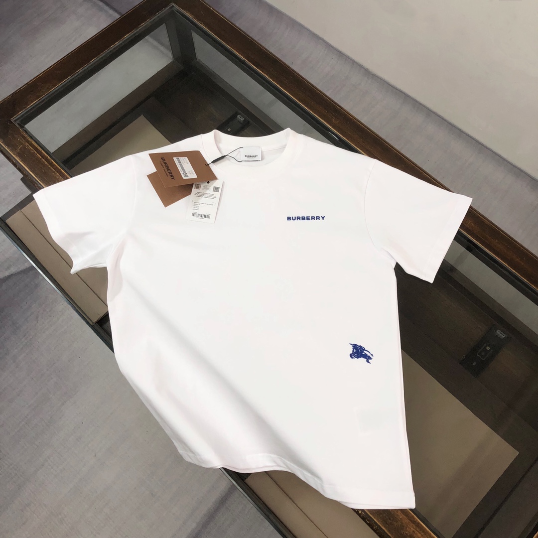Burberry Pure Cotton Short Sleeve T Shirts # 301446