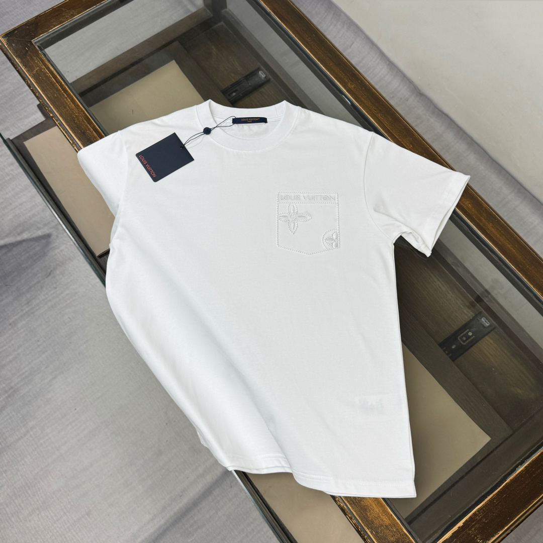 Louis Vuitton Pure Cotton Short Sleeve T Shirts # 301490