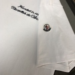 Moncler Pure Cotton Short Sleeve T Shirts # 301409, cheap For Men