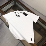 Fendi Pure Cotton Short Sleeve T Shirts # 301462, cheap For Men