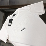 Fendi Pure Cotton Short Sleeve T Shirts # 301466, cheap For Men