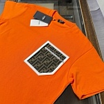 Fendi Pure Cotton Short Sleeve T Shirts # 301470, cheap For Men