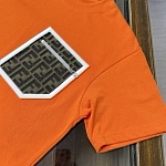 Fendi Pure Cotton Short Sleeve T Shirts # 301470, cheap For Men