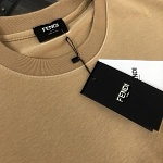 Fendi Pure Cotton Short Sleeve T Shirts # 301471, cheap For Men