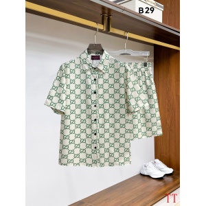 $65.00,Gucci Shirt Short Set For Men # 305304