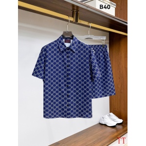 $65.00,Gucci Shirt Short Set For Men # 305312