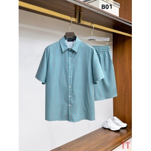 $65.00,Louis Vuitton Short Shirt Set For Men # 305351