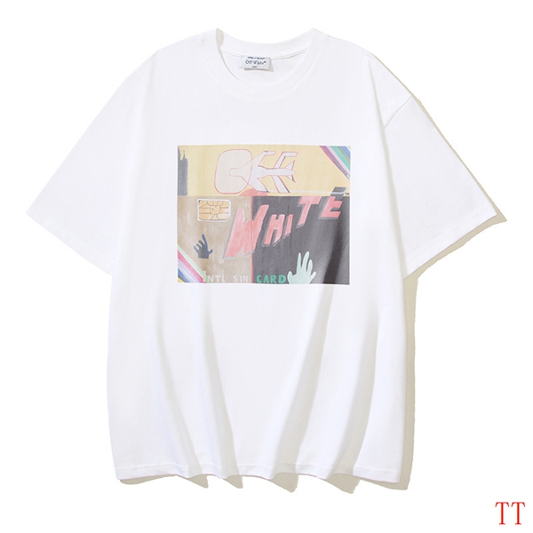 Off White Short Sleeve T Shirts For Men # 305385
