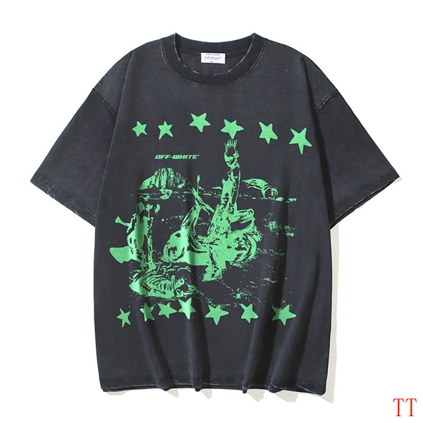 Off White Short Sleeve T Shirts For Men # 305399