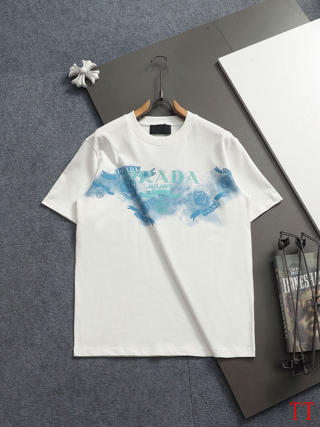 Prada Short Sleeve T Shirts For Men # 305411