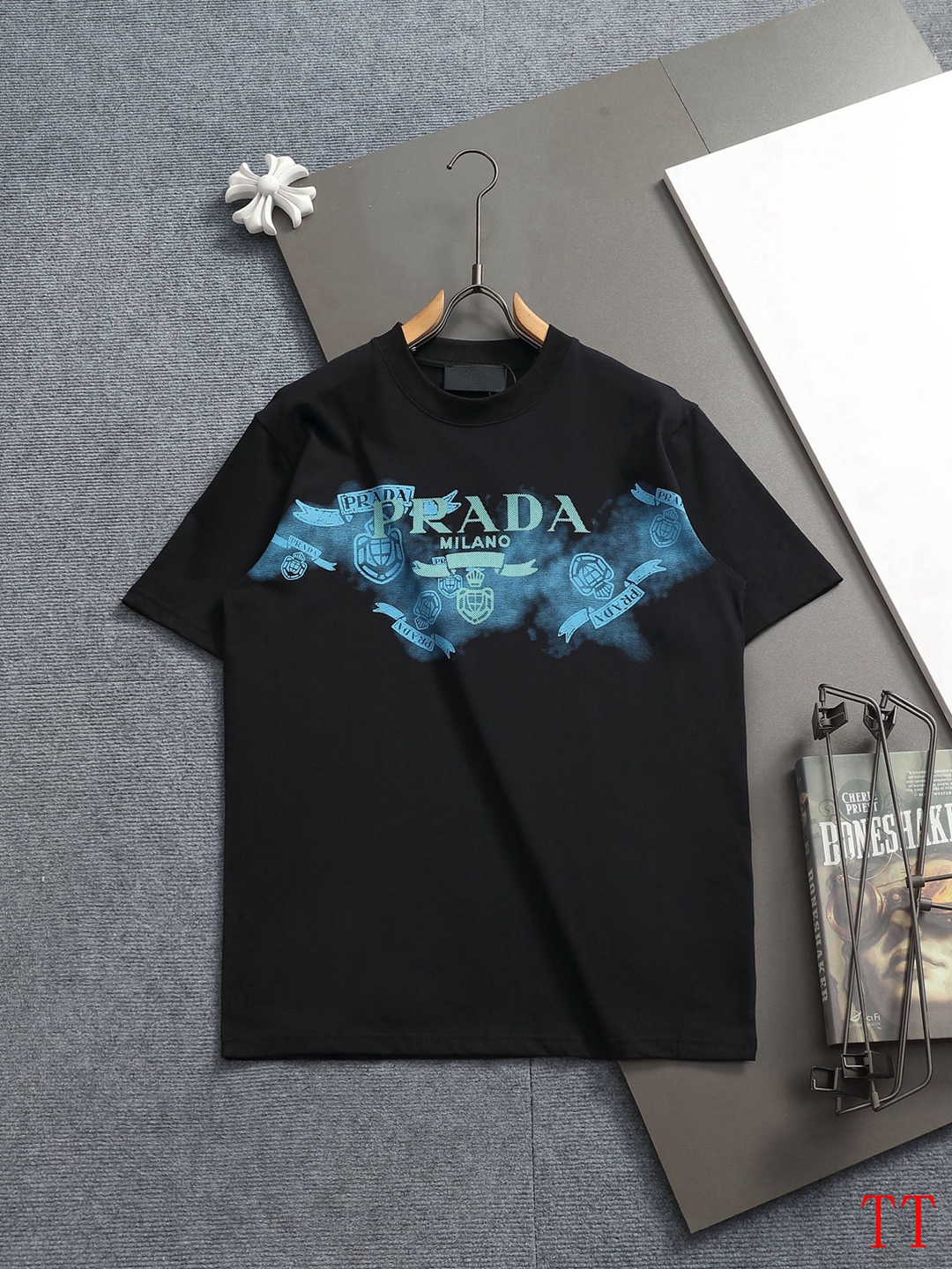 Prada Short Sleeve T Shirts For Men # 305412