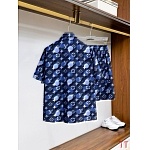 Louis Vuitton Short Shirt Set For Men # 305347, cheap LV Shirt Short Set