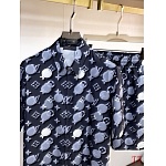 Louis Vuitton Short Shirt Set For Men # 305348, cheap LV Shirt Short Set