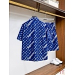 Louis Vuitton Short Shirt Set For Men # 305349, cheap LV Shirt Short Set