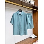 Louis Vuitton Short Shirt Set For Men # 305351, cheap LV Shirt Short Set