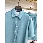 Louis Vuitton Short Shirt Set For Men # 305351, cheap LV Shirt Short Set